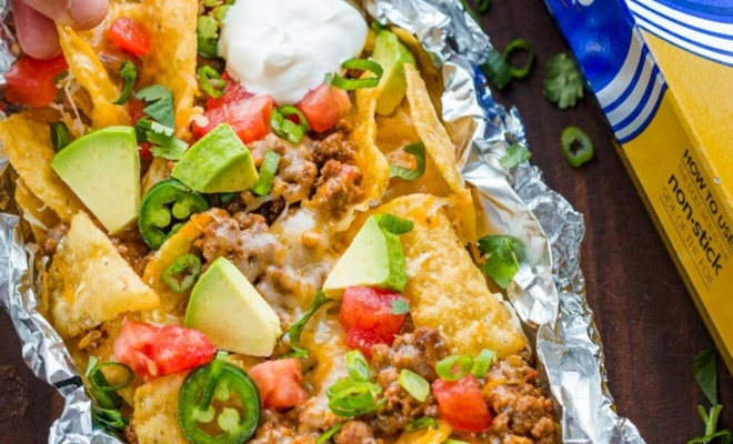 
Foil-Pack Baked Nachos
